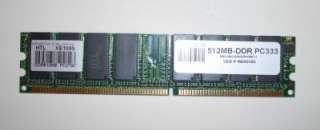 HTL 512MB DDR PC333, PC2700 desktop memory,   