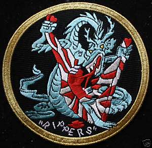 VF 2 RIPPERS WW2 US NAVY PATCH USS HORNET JAPAN DRAGON  