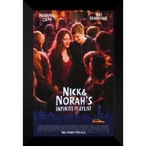  Nick and Norahs Playlist 27x40 FRAMED Movie Poster
