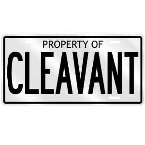  NEW  PROPERTY OF CLEAVANT  LICENSE PLATE SIGN NAME: Home 