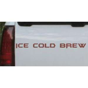  I Cold Brew Business Car Window Wall Laptop Decal Sticker 