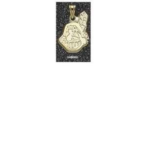  14Kt Gold Cleve Indians Chief Wahoo 3/4: Sports & Outdoors