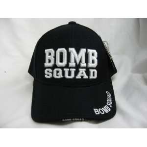 BOMB SQUAD BLACK HAT CAP HATS CAPS