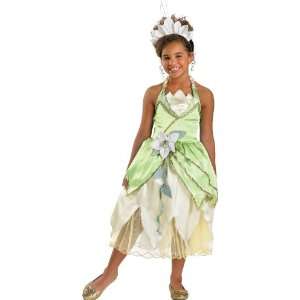   Frog Tiana Deluxe Toddler / Child Costume / Green   Size Small (4 6X