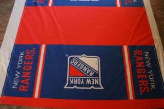 New York Rangers NHL cotton fabric by the yard  