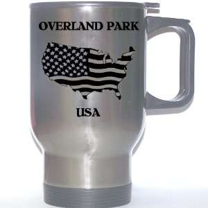  US Flag   Overland Park, Kansas (KS) Stainless Steel Mug 