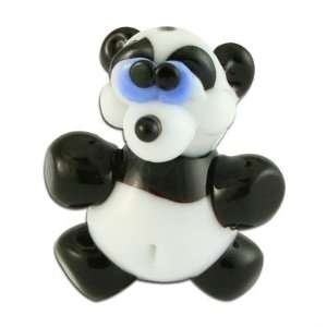  Handmade Happy Panda Lampwork Beads Arts, Crafts & Sewing