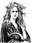 WHEEL OF THE YEAR Pagan Wiccan unmounted rubber stamp items in Cherry 