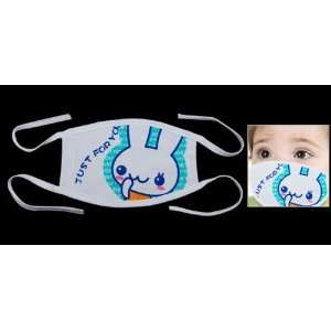   Super Lovely White Cotton Kids Child Face Mouth Mask: Home & Kitchen