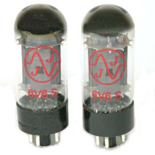 Brand new, factory matched pair of JJ 6V6 power tubes. Never used, in 