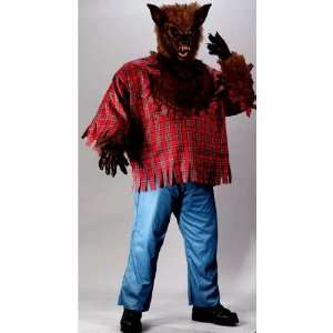  Werewolf Costume Plus Brown 