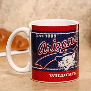  Arizona Wildcats NCAA 11oz. White Vault Mug (Single Mug 