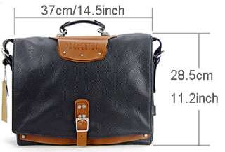 New Mens fashion leather shoulder Messenger bag casual handbag 