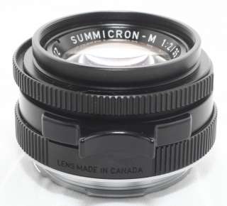 Leica M Summicron 35mm f/2 35/2 Black Pre ASPH *King Bokeh* M6 M7 M8 