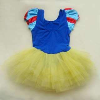 Halloween Disney Princess Snow White Girls Kids Pary Costume Ballet 