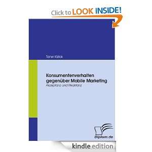   gegenüber Mobile Marketing Akzeptanz und Reaktanz (German Edition