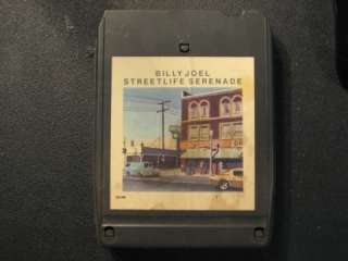 BILLY JOEL STREETLIFE SERENADE Stereo 8 Track Tape  