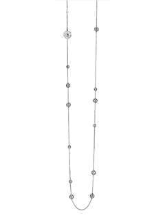 Georg Jensen DAISY Necklace # 550 with White Enamel   67 cm  