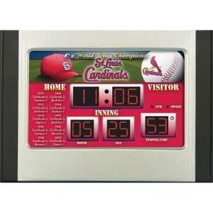 MLB Scoreboard Desk Alarm Clock   MLB Accessories 