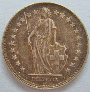 Switzerland silver coin 1/2 franc 1944  
