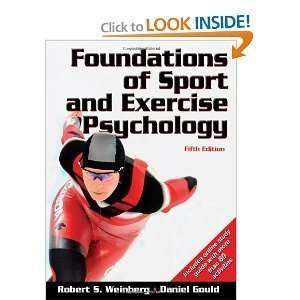  Robert Weinberg,Daniel GouldsFoundations of Sport and 