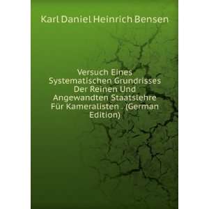   German Edition) (9785874835743) Karl Daniel Heinrich Bensen Books