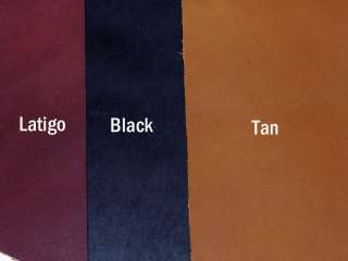 If you wish, you can specify a wear leather colour to go on your pad 