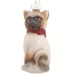  Personalized Siamese Cat Christmas Ornament