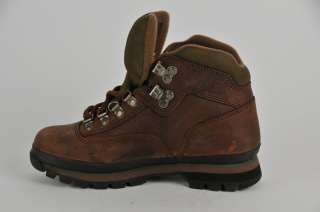WOMEN TIMBERLAND 95310 EURO HIKERS BROWN LEATHER BOOTS US 7.5 NIB 