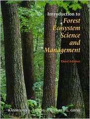 Introduction to Forest Science, 3rd Edition, (0471331457), Raymond A 