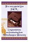 Personalis​ed Degree Graduation Congratula​tions Card Any