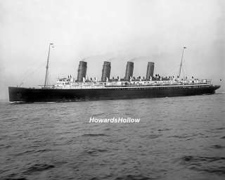 Photo   British Ocean Liner, Cunard Line, RMS Mauretania  