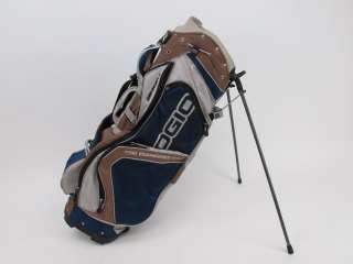 Ogio Grom Blue & Gold Golf Bag w/ Stand & Dual Shoulder Straps  