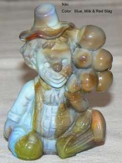   of One of these Mosser Glass Balloon Clowns designed by Tom Mosser
