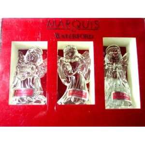   Marquis by Waterford Crystal NATIVITY ANGELS, Set of 3