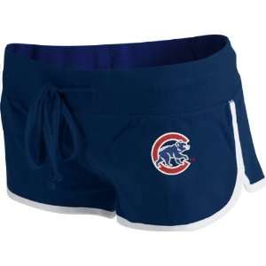  Chicago Cubs Womens Old School Knit Shorts: Sports 