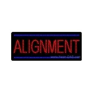 Alignment Outdoor LED Sign 13 x 32: Home Improvement