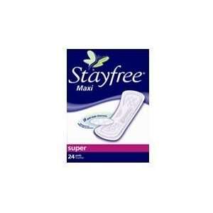  Stayfree Super Maxi Pads No Wings 8x24 Health & Personal 