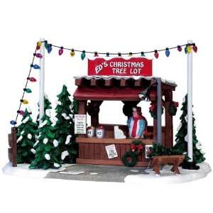  Lemax Village Eds Christmas Tree Lot Table Piece #73646 