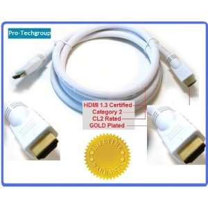 Pro Techgroup Profesional Quality 10 ft HDMI 1.3 24AWG Category 2 CL2 