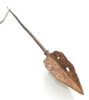 7th 13th century AD. Medieval fire iron arrowhead or spear head. Well 