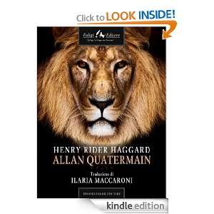 Allan Quatermain (Italian Edition): Henry Rider Haggard :  