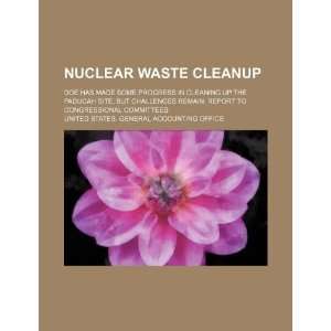  Nuclear waste cleanup DOE has made some progress in 