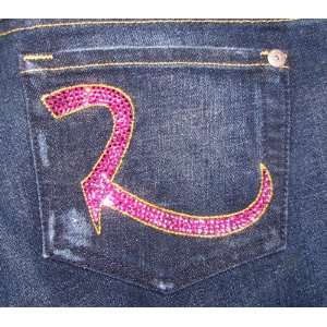  AUTHENTIC ROCK & REPUBLIC ROTH PUNK WASH JEANS PINK 