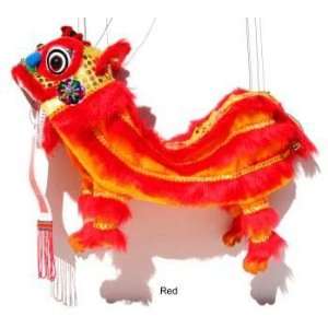  Chinese Festival Lion Puppet   (Red)