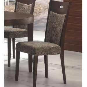  Chair with Cushion Seat and Walnut Wood (Set of 2): Home & Kitchen
