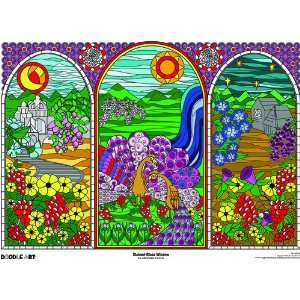   glass window (medium) (Doodle Art) (9780843165760) Doodle Art Books