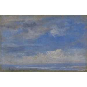  24x36 Inch, painting name Clouds, By Boudin Eugène 