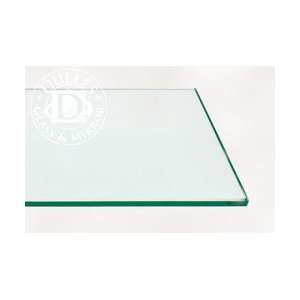 24x48 Inch Rectangle 1/4 Inch Thick Flat Polished Tempered Glass Table 