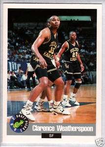 CLARENCE WEATHERSPOON 1992 Classic Draft RC #28  